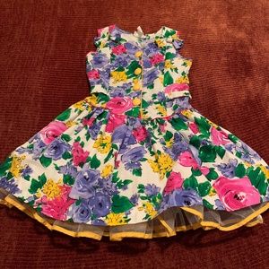 Colorful Floral Party Dress